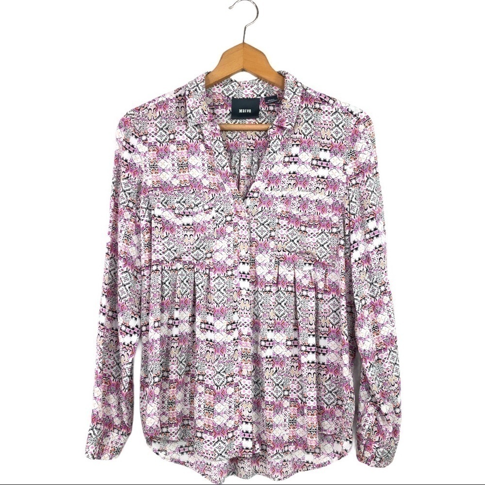 Anthro. Maeve - Islet Button Down Blouse - Small